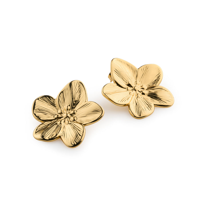 Maebry - Statement Studs Örhängen Blommor Rostfritt Stål