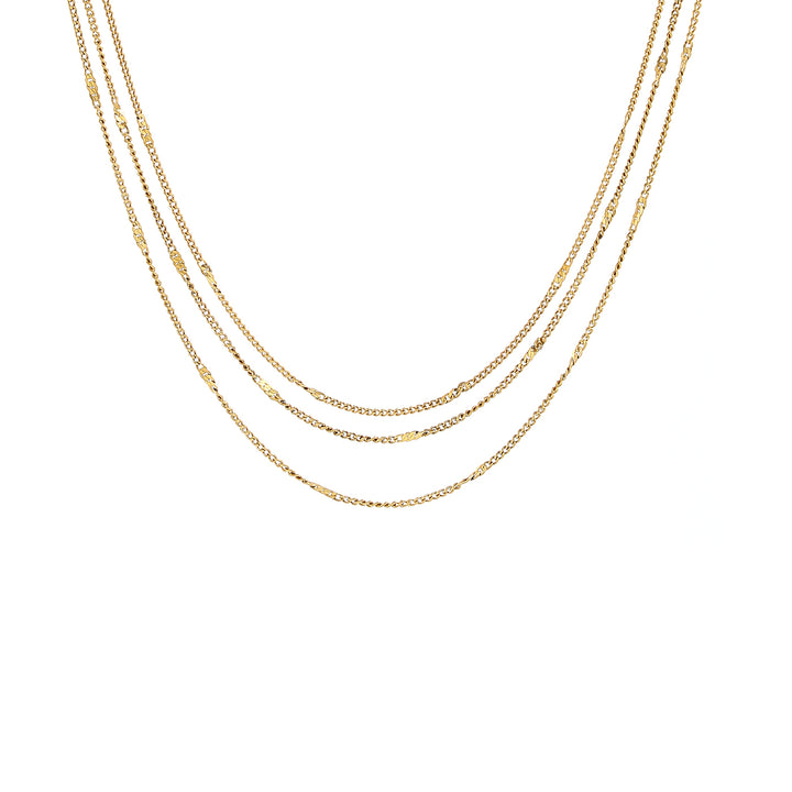 Mika - Moniketjuinen kaulaketju ruostumatonta terästä