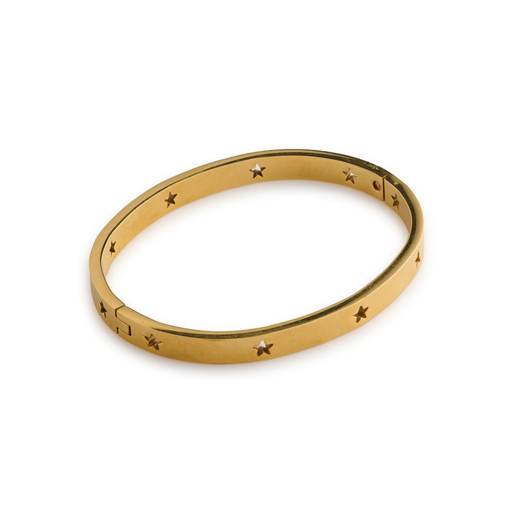 Leia - Star Bangle Bracelet Stainless Steel