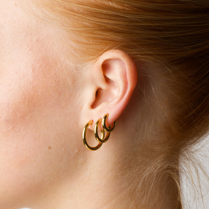 Hollie - Hoop Earrings 21mm Stainless Steel