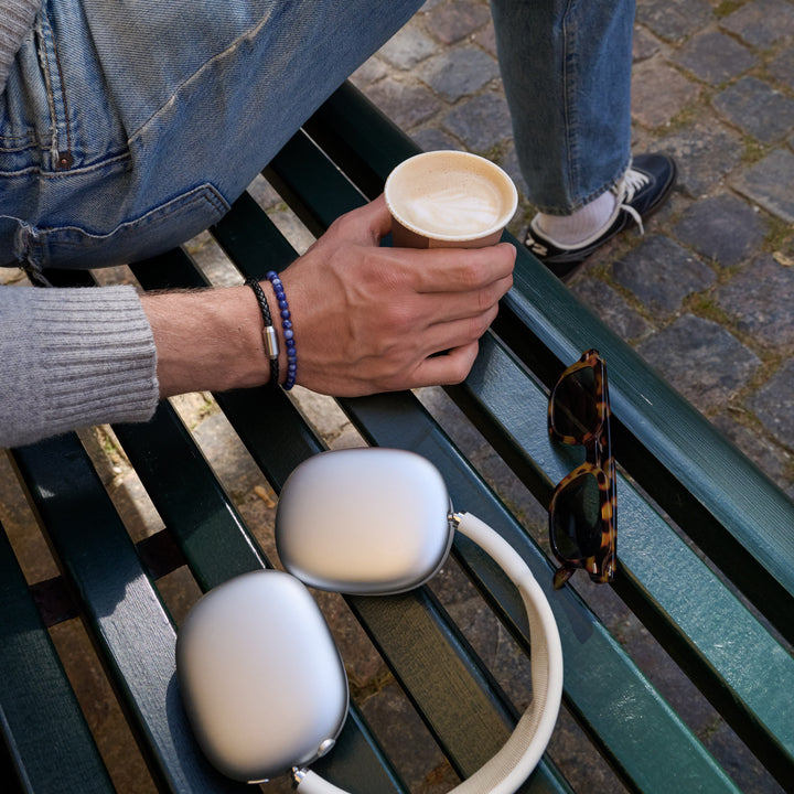 Oliver - Läderarmband Rostfritt Stål