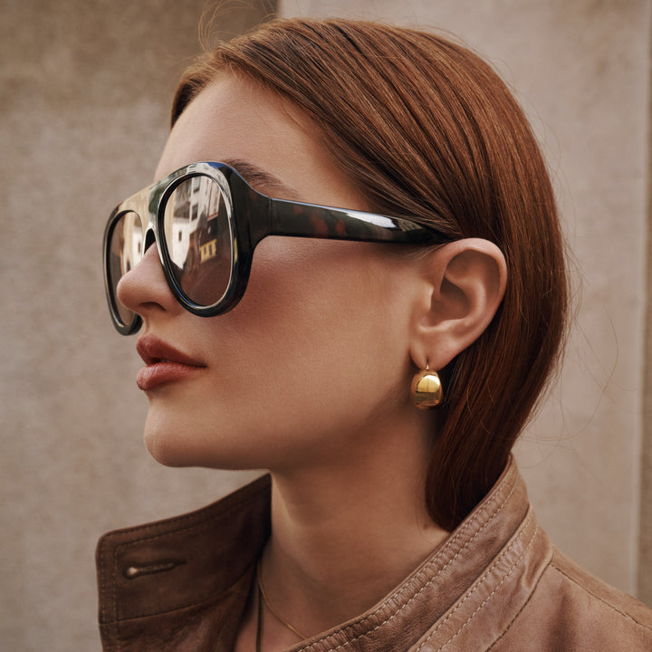 Selena - Chunky nappikorvakorut ruostumattomasta teräksestä