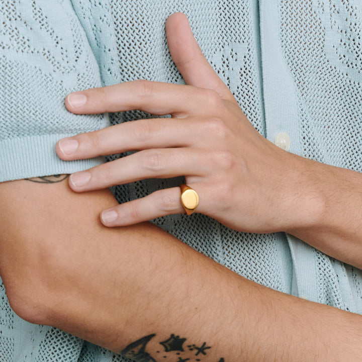 Ian - Signet Ring Stainless Steel