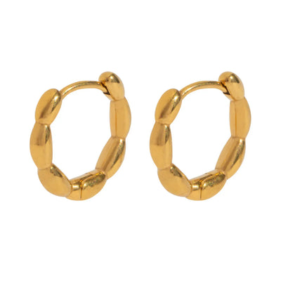 Mila - Bubbly Hoop -korvakorut ruostumatonta terästä