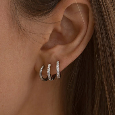 Audrey - Crystal Hoop -korvakorut
