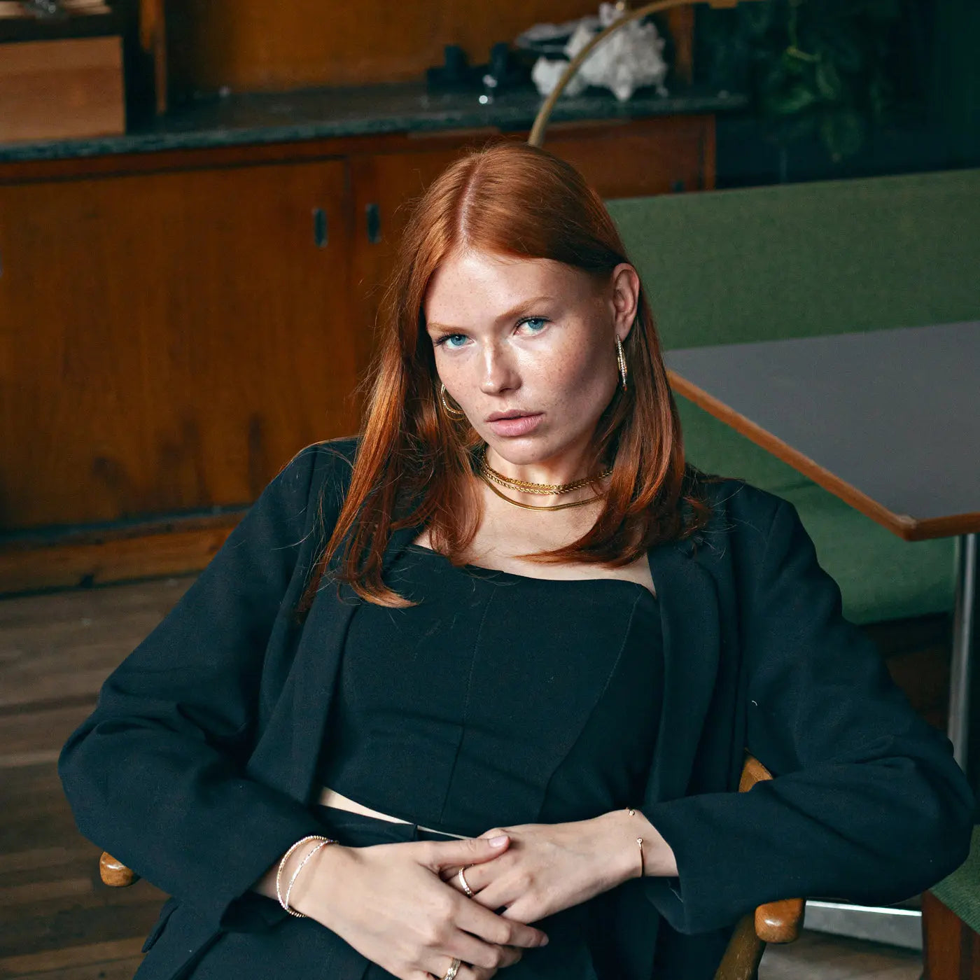 Selina - kerrostetut kristallivannekorvakorut
