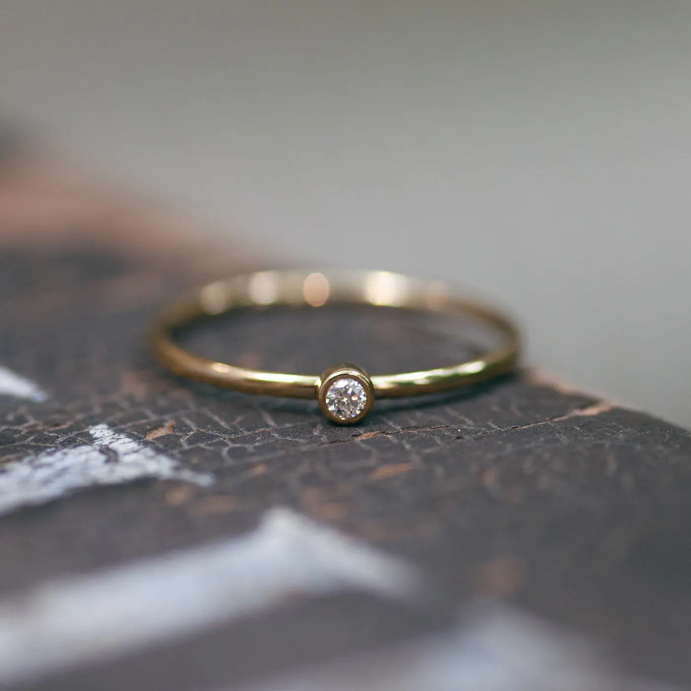 Chakra Crystal Ring ruostumatonta terästä