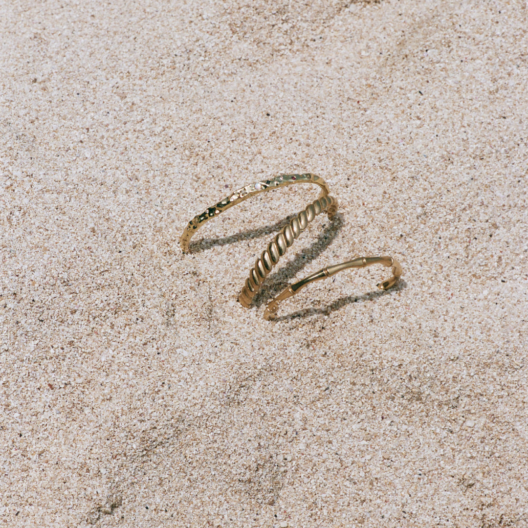 Isabel- Croissant Bangle Bracelet Stainless Steel