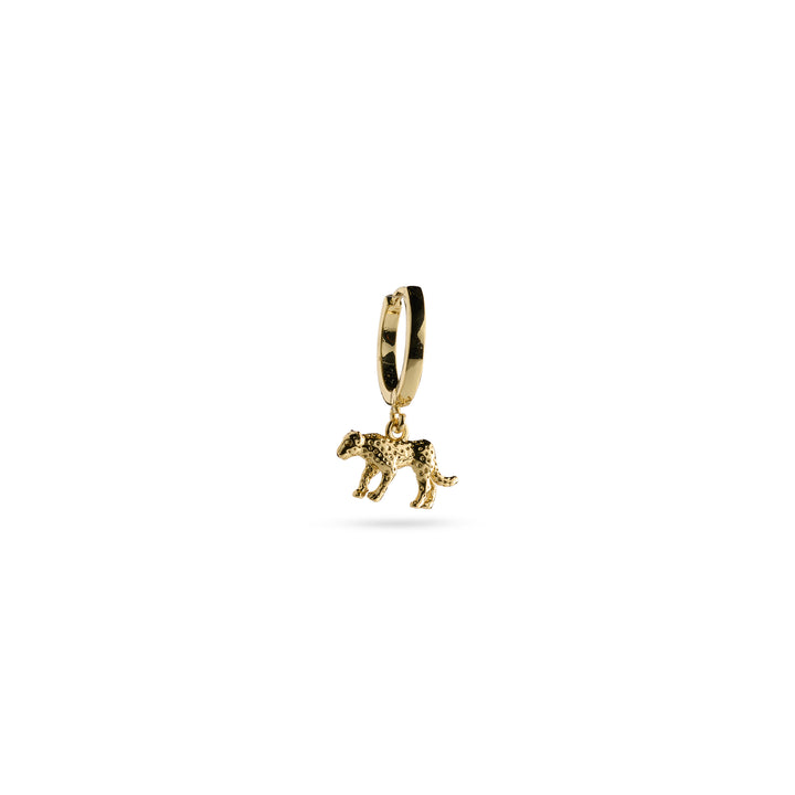 Quinn - Leopard Hoops Örhängen