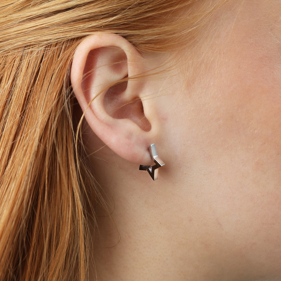 Vilda - Tähtirenkkikorvakorut ruostumattomasta teräksestä