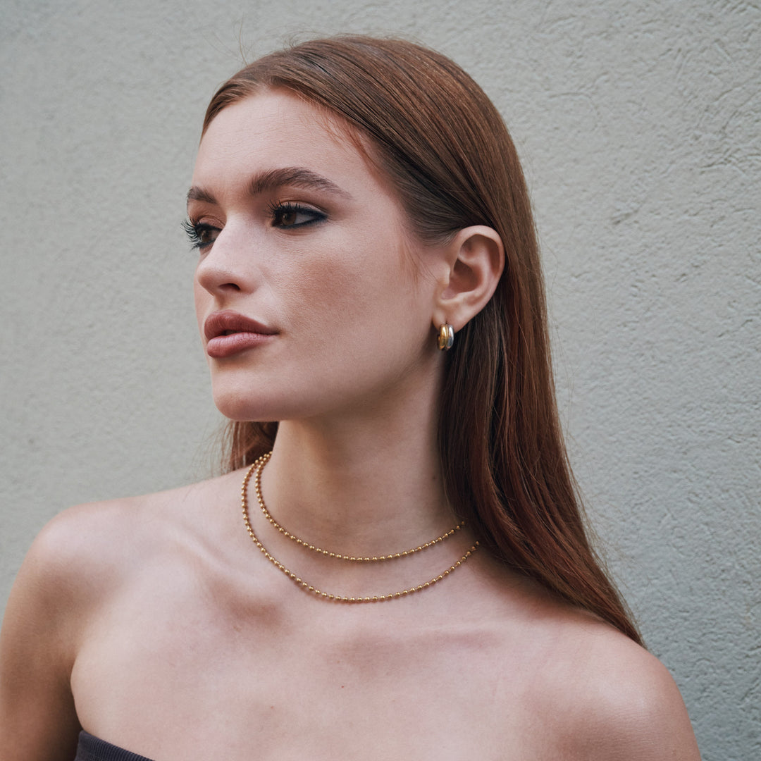 Vendela - Duo nappikorvakorut ruostumattomasta teräksestä