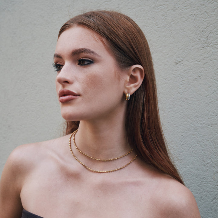 Vendela - Duo nappikorvakorut ruostumattomasta teräksestä