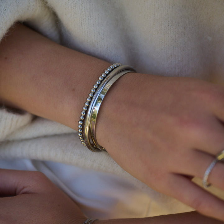 Selma - Armband Slät Rostfritt Stål