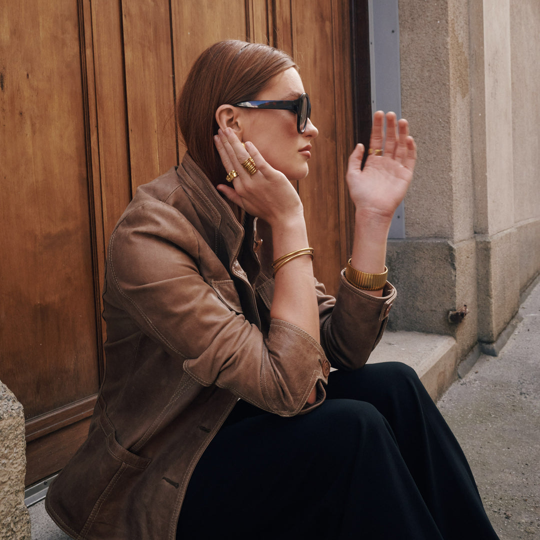 Selma - Armband Slät Rostfritt Stål