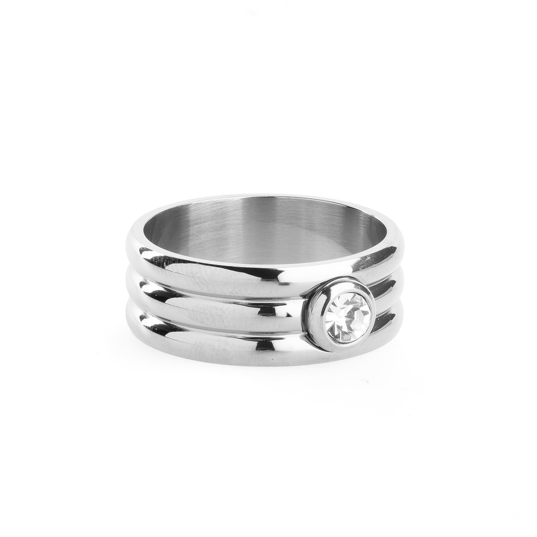 Jane - Crystal Ring Stainless Steel