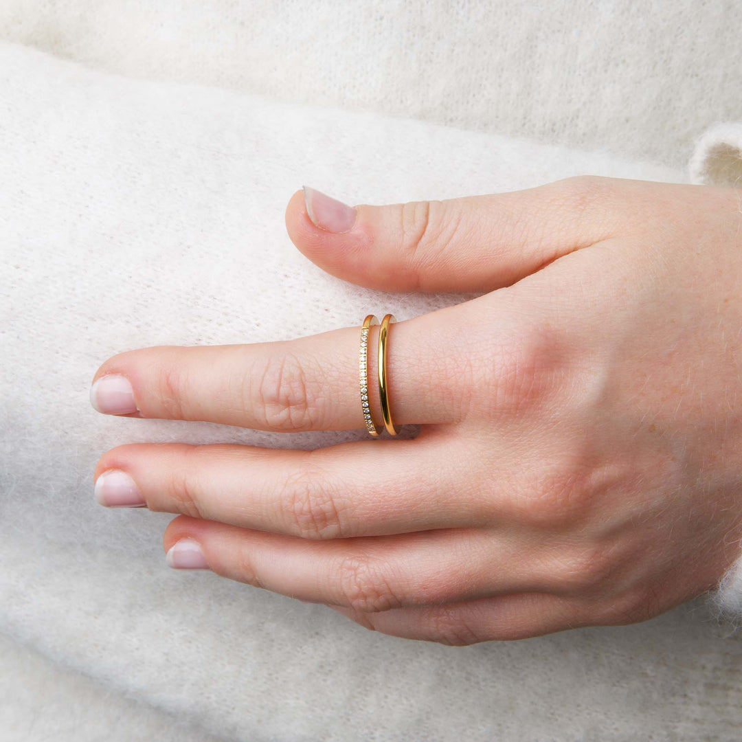 Melissa - Duo Crystal Sormus Ruostumaton Teräs