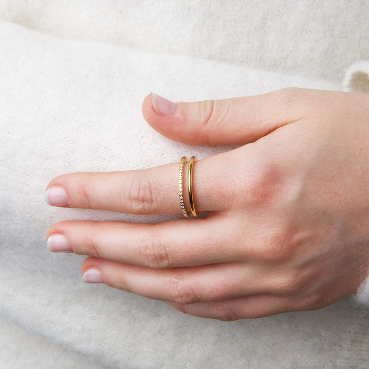 Melissa - Duo Crystal Sormus Ruostumaton Teräs