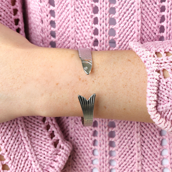 Erle - Bangle Armband Fisk Rostfritt Stål