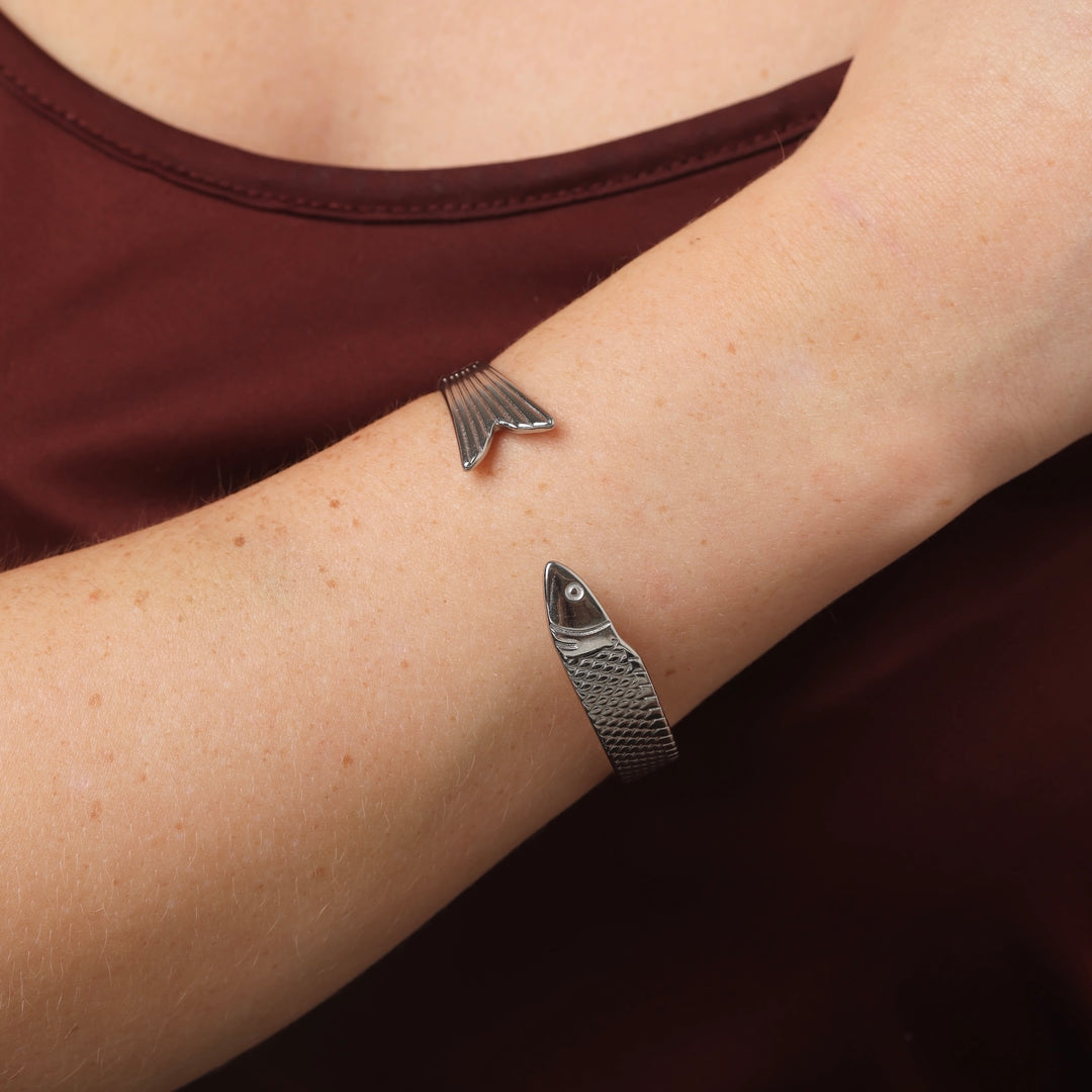 Erle - Bangle Armband Fisk Rostfritt Stål