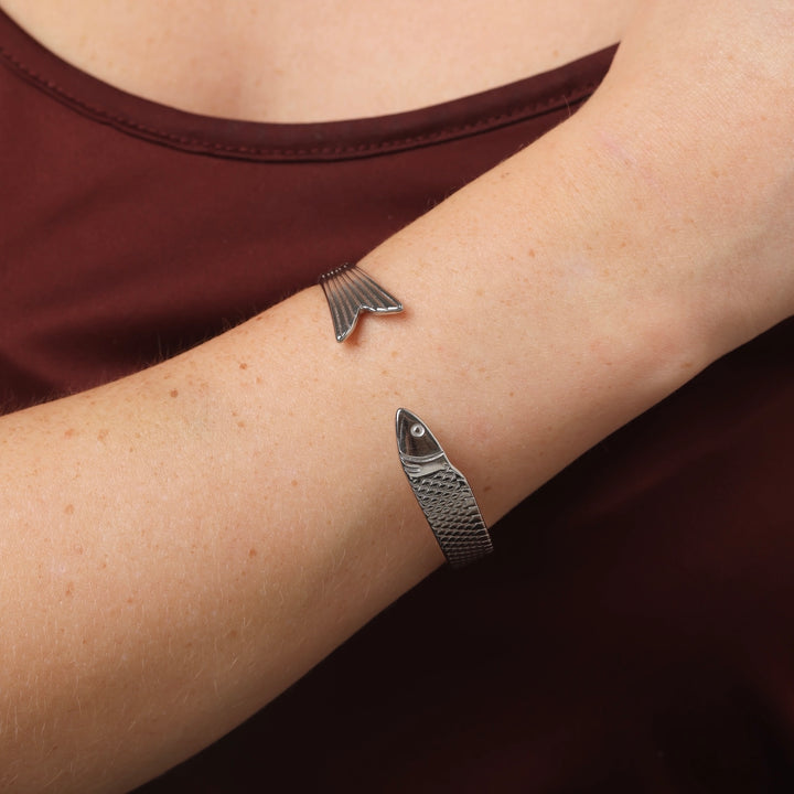 Erle - Bangle Armband Fisk Rostfritt Stål