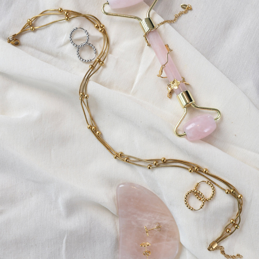 Oda - Monisäikeinen helmirannekoru ruostumattomasta teräksestä