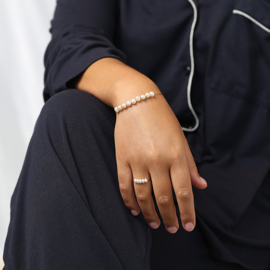 Loanna - Hieno helmirannekoru ruostumattomasta teräksestä