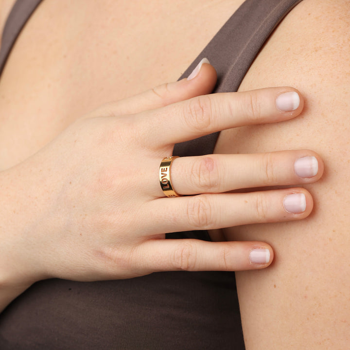 Jive - Love Letter Ring Rostfritt Stål