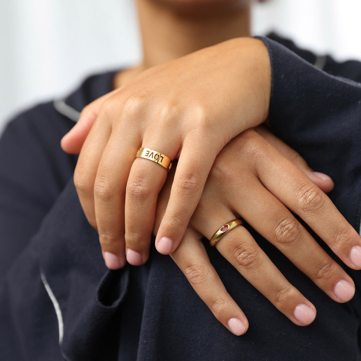 Jive - Love Letter Ring Rostfritt Stål