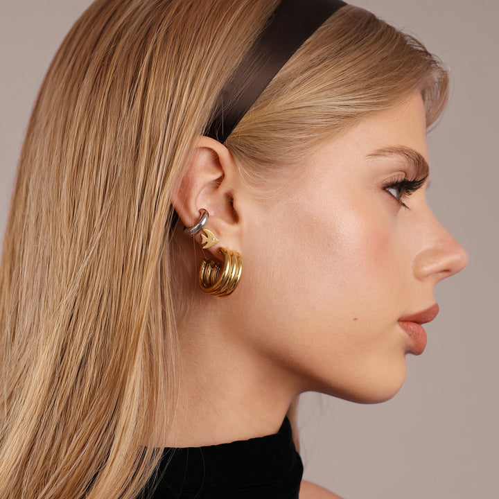 Fee - Fish Stud Earrings Stainless Steel