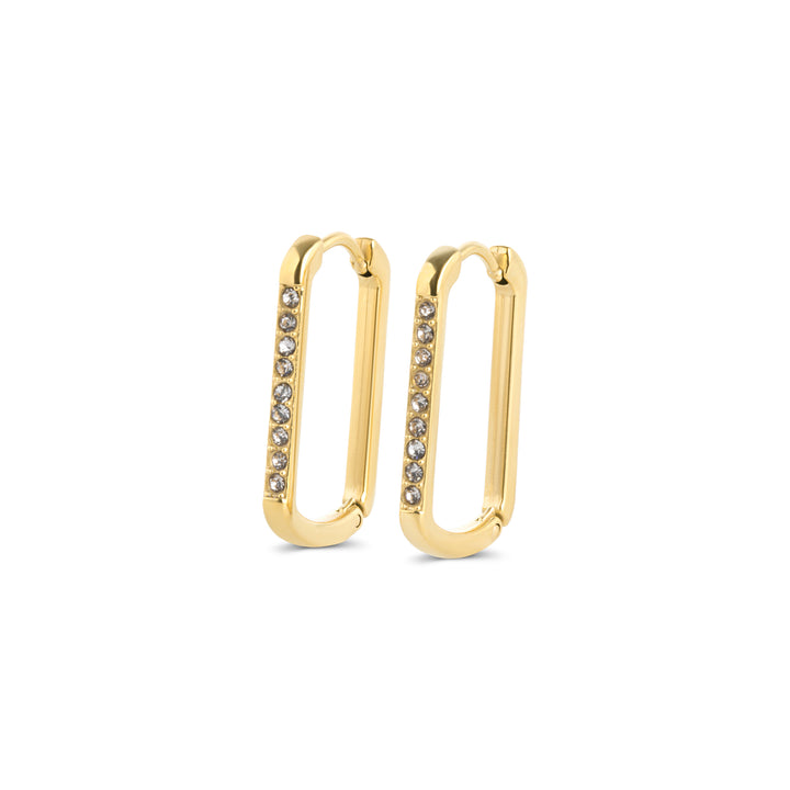 Celeste - Kristallirenkaat korvakorut ruostumattomasta teräksestä