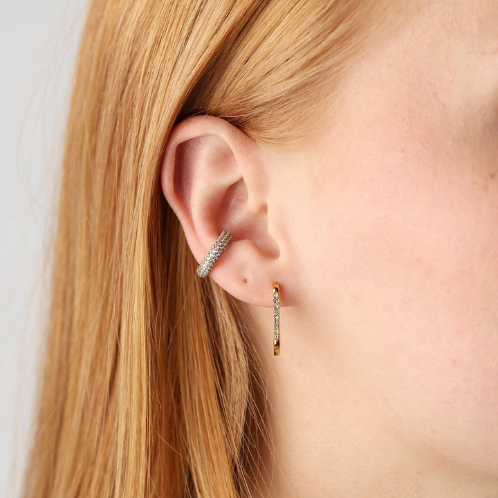 Celeste - Kristallirenkaat korvakorut ruostumattomasta teräksestä