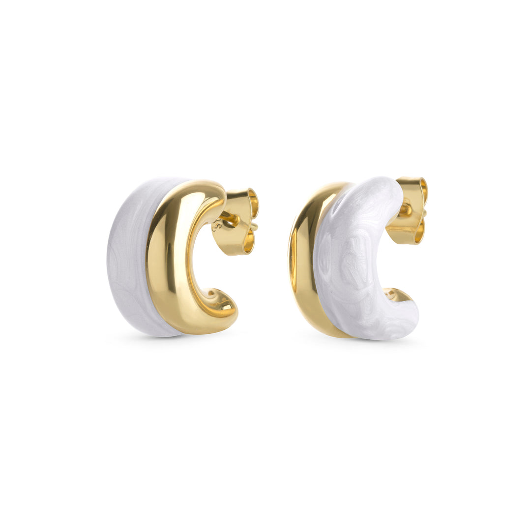 Engla - Duo Studs Örhängen Rostfritt stål