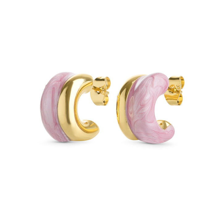 Engla - Duo Studs Örhängen Rostfritt stål