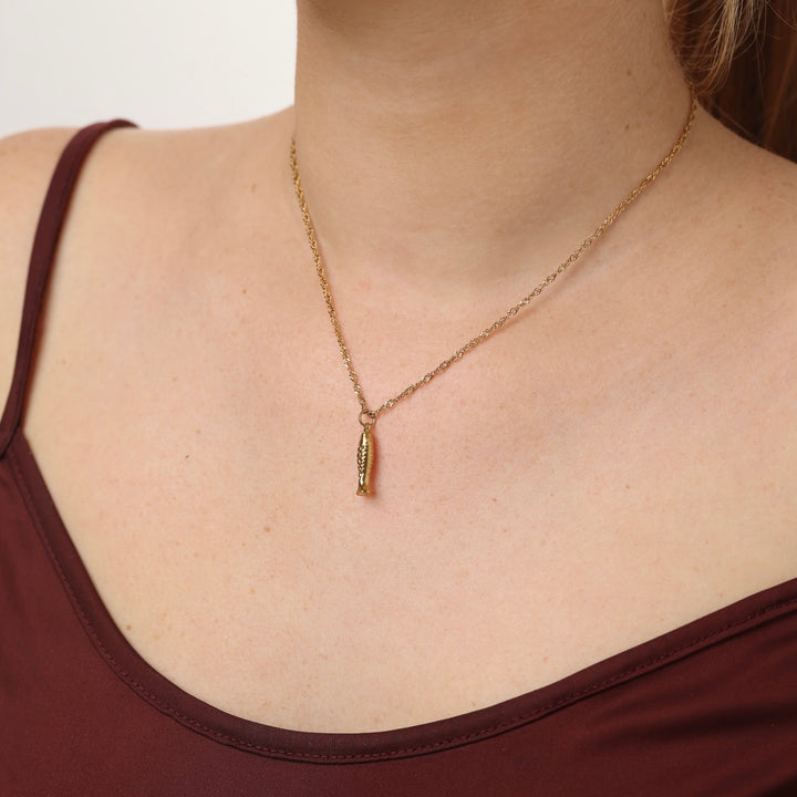 Erna - Halsband Fisk Rostfritt Stål