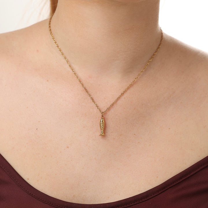 Erna - Halsband Fisk Rostfritt Stål
