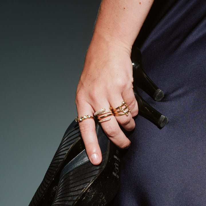 Jada - Crystal Ring Stainless Steel