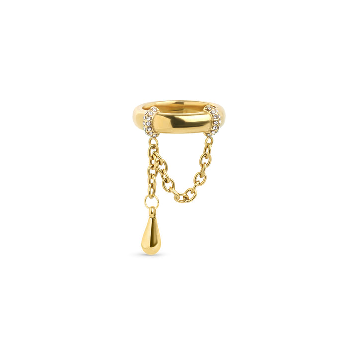 Rain - Statement Ring Kedja Rostfritt Stål
