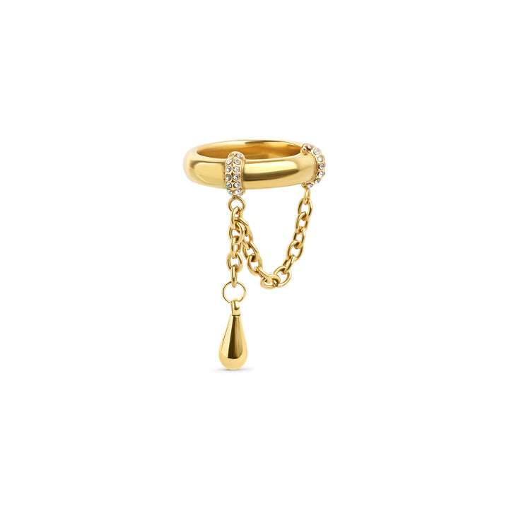 Rain - Statement Ring Kedja Rostfritt Stål