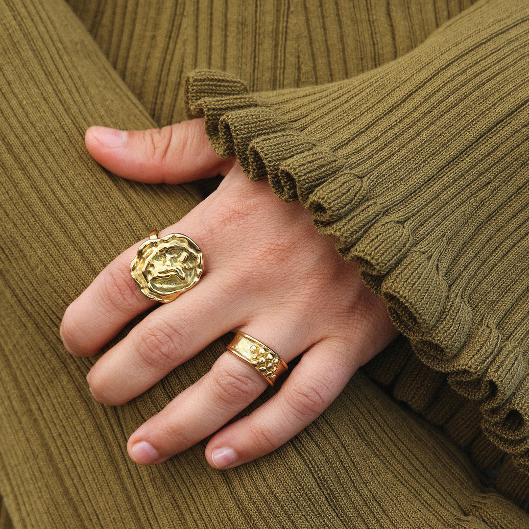 Tallulah – Statement Ring in Stainless Steel | Timi of Sweden