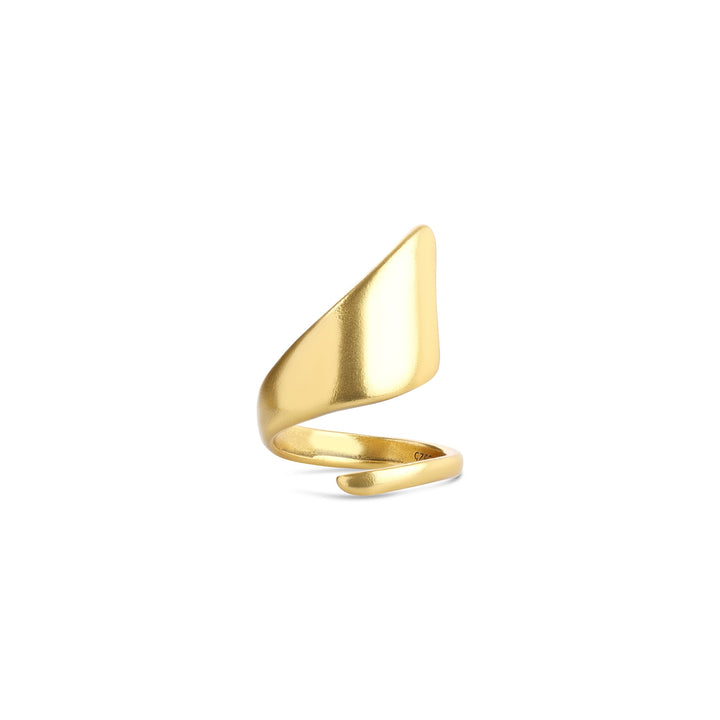 Ban - Sculptural Wrap Ring Stainless Steel