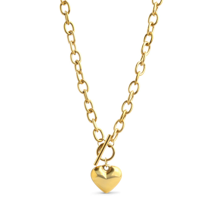 Myra - Heart Necklace Stainless Steel