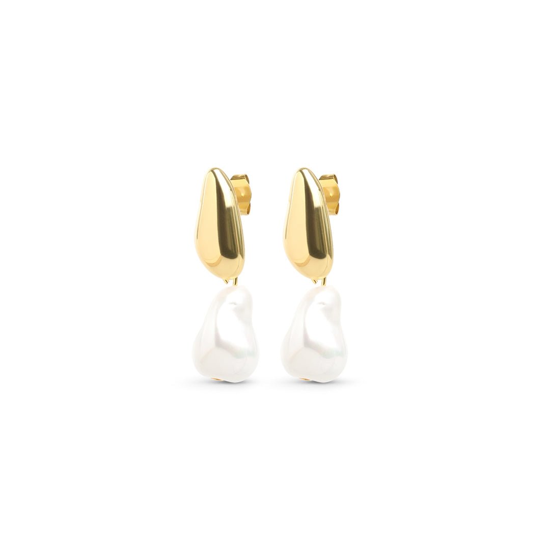 Joy – eleganta studs i rostfritt stål, guld | Timi of Sweden