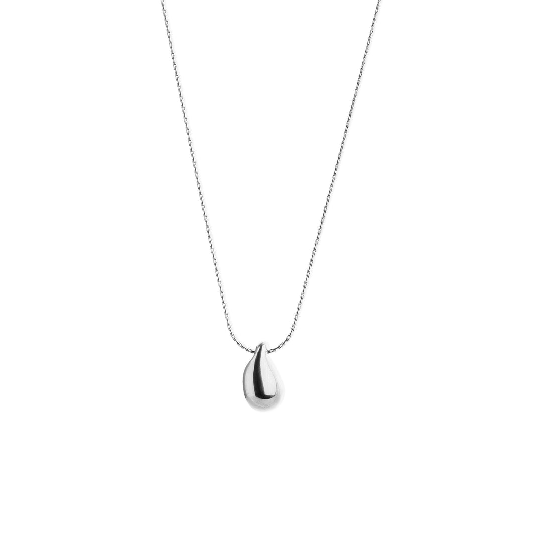 Lemoni – dropphalsband i rostfritt stål, silver | Timi of Sweden