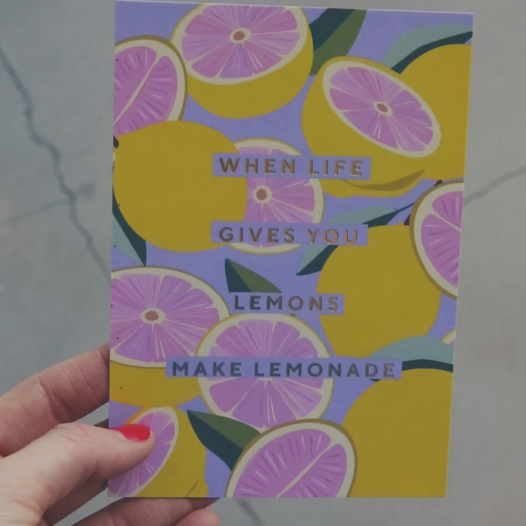 Tee limonadipostikortti