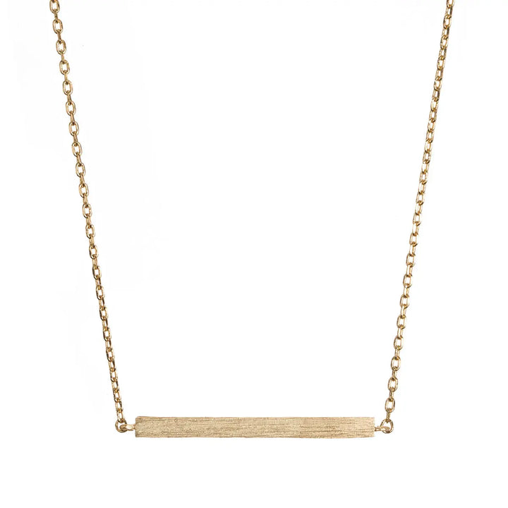 Bar Necklace Gold