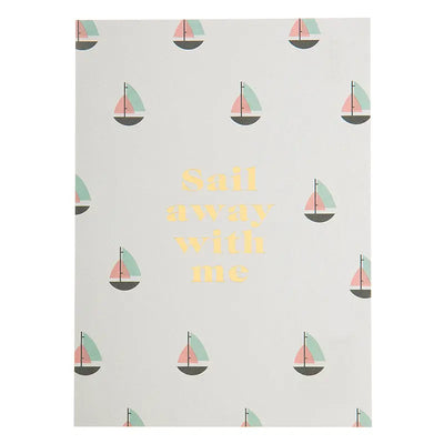Sail Away with Me Postcard