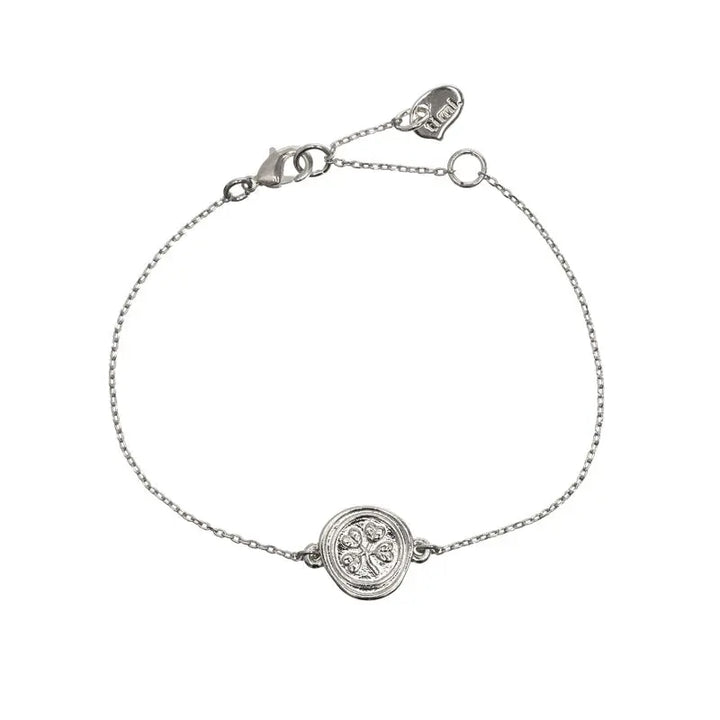 Bracelet Clover Plate Silver