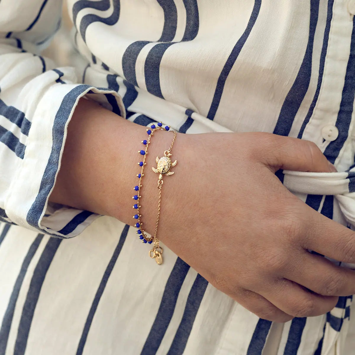 Turtle bracelet Gold