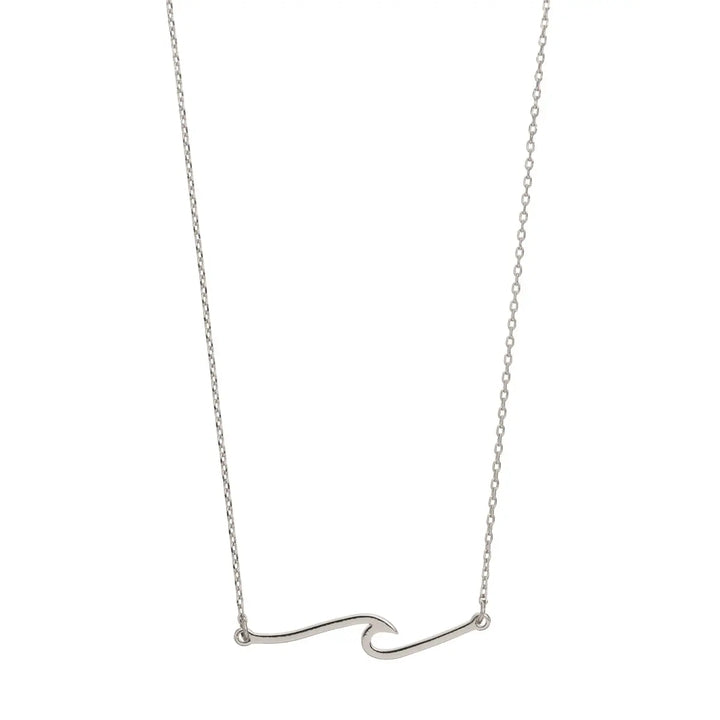 Wave Necklace Silver