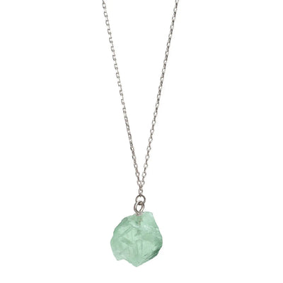 Precious stone Necklace, Silver